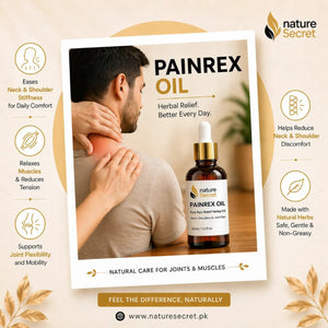 Nature Secret Painrex Oil | Fast Acting Relief for Muscle, Back & Joint Pain - Nature Secret