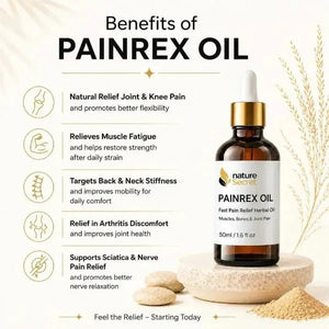 Nature Secret Painrex Oil | Fast Acting Relief for Muscle, Back & Joint Pain - Nature Secret