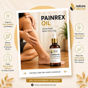 Nature Secret Painrex Oil | Fast Acting Relief for Muscle, Back & Joint Pain - Nature Secret